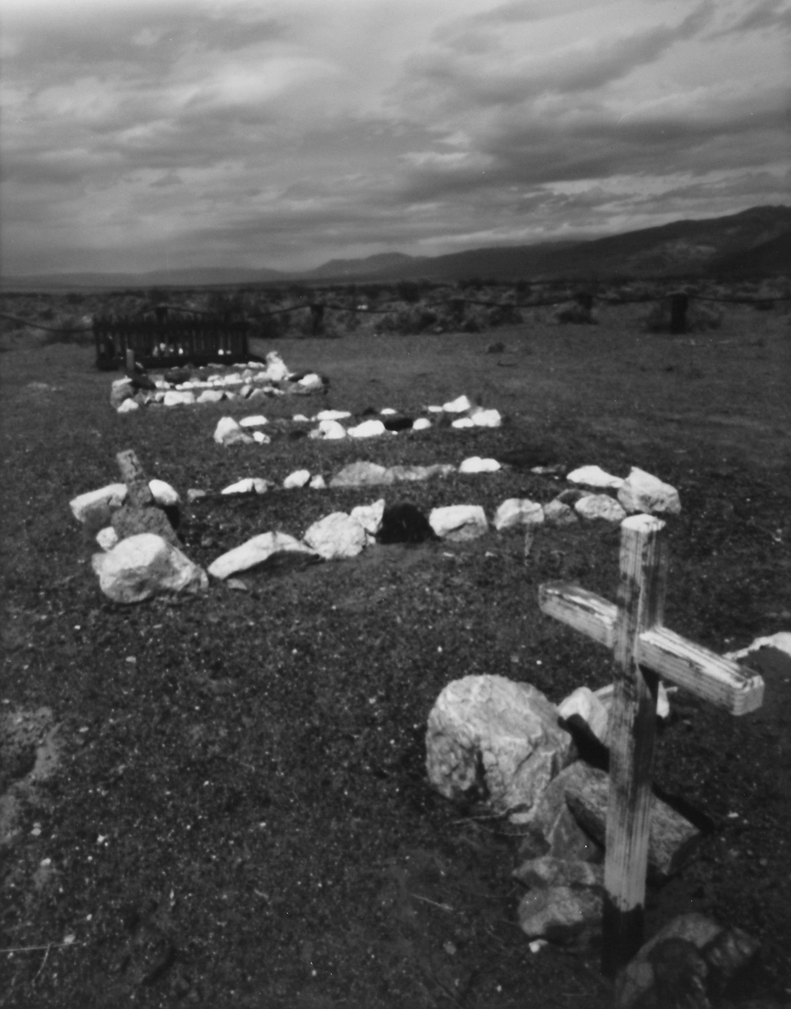 cemetary pinhole photo